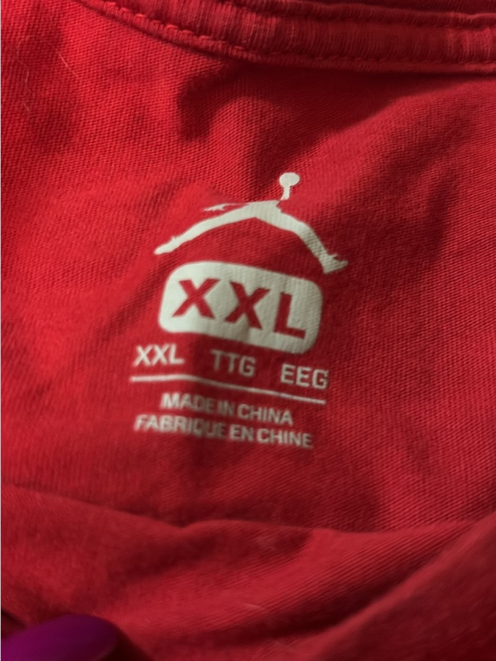 Air Jordan Red Logo Tee - Picture 4 of 4
